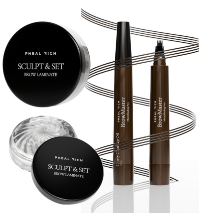 Master Brow Kit Sculpting Brow Gel and Waterproof Microblading Pen