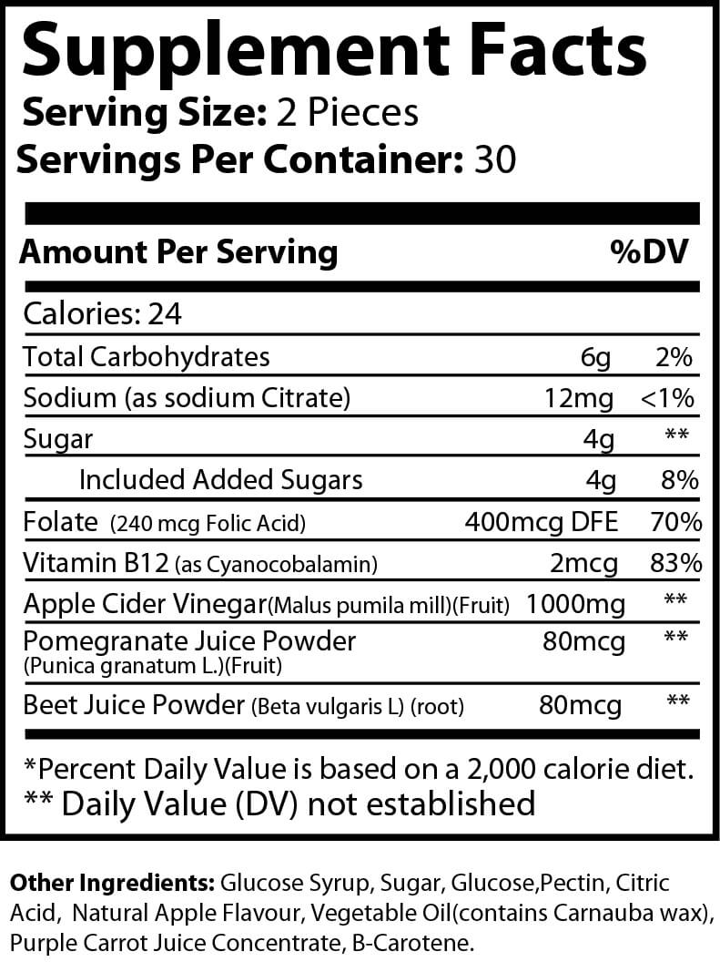 Apple of Eve Organic Apple Cider Vinegar Gummies